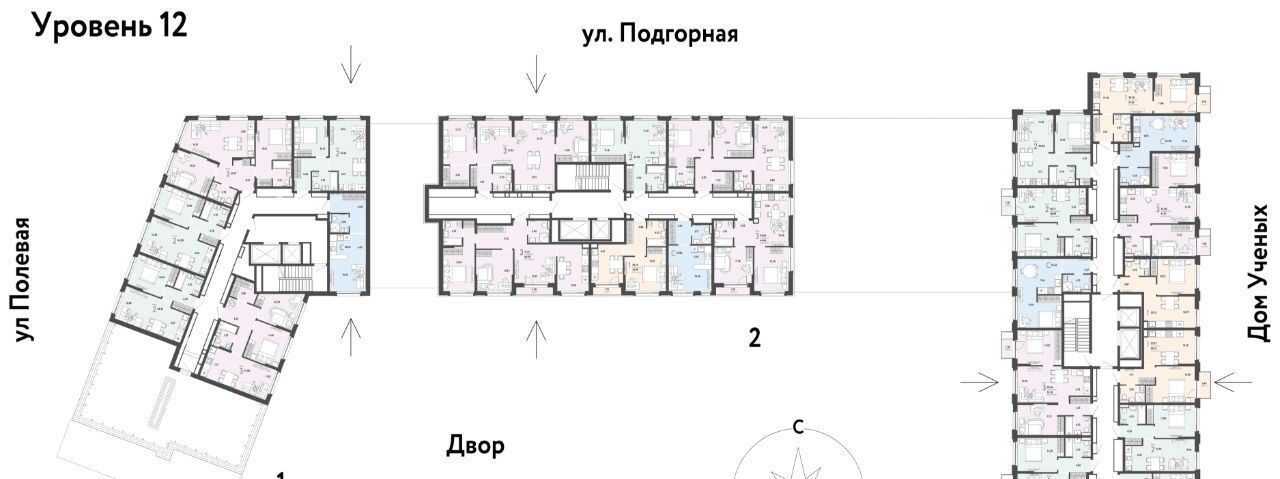 квартира г Тюмень р-н Калининский ул Подгорная 73 Калининский административный округ фото 2