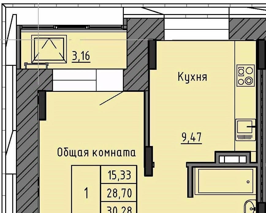 квартира г Якутск 37-й кв-л фото 1