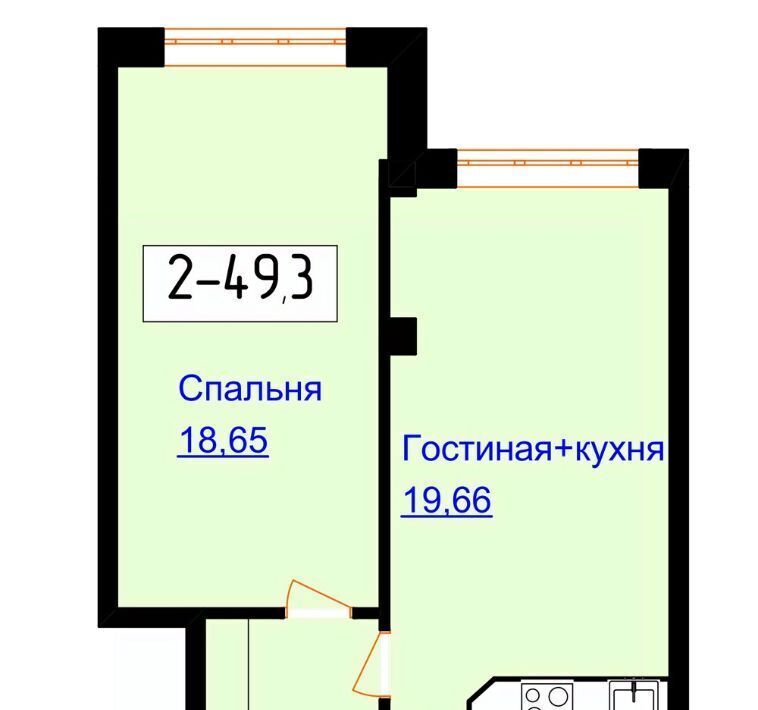 квартира г Махачкала р-н Ленинский пр-кт Насрутдинова 272бк/2 фото 2