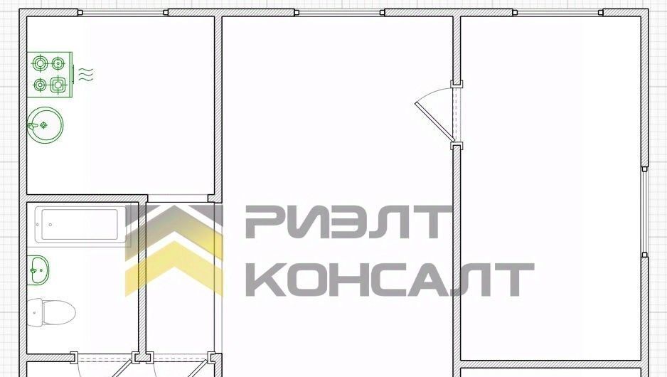 квартира г Омск р-н Октябрьский ул Масленникова 235а фото 14