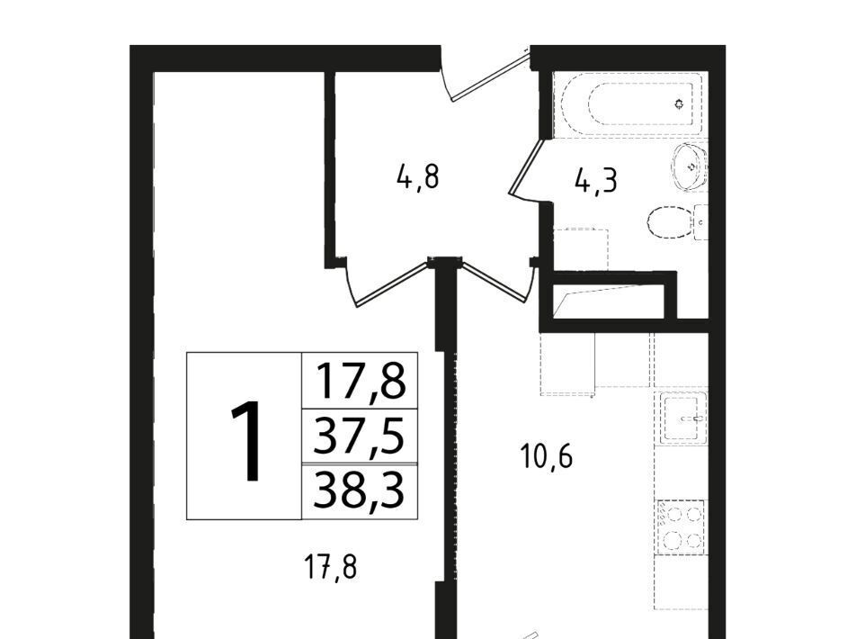 квартира городской округ Одинцовский г Звенигород мкр 3 13 Крёкшино фото 1