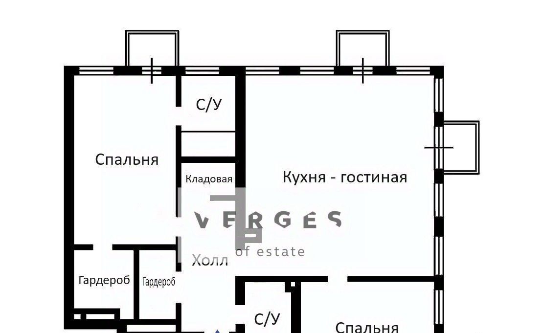 квартира г Москва метро Улица 1905 года ул 2-я Звенигородская 16 муниципальный округ Пресненский фото 2