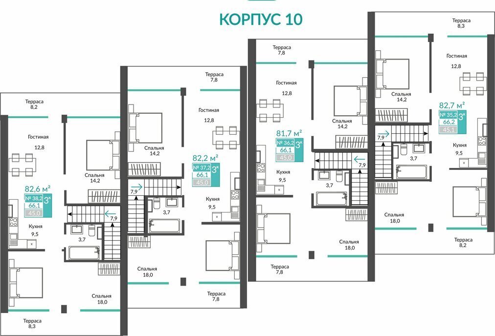 квартира г Алушта с Виноградное ул Сусловой 2 фото 2