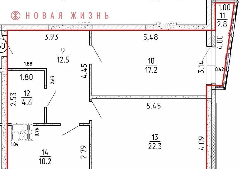 квартира г Самара р-н Железнодорожный проезд 4-й 8а фото 1