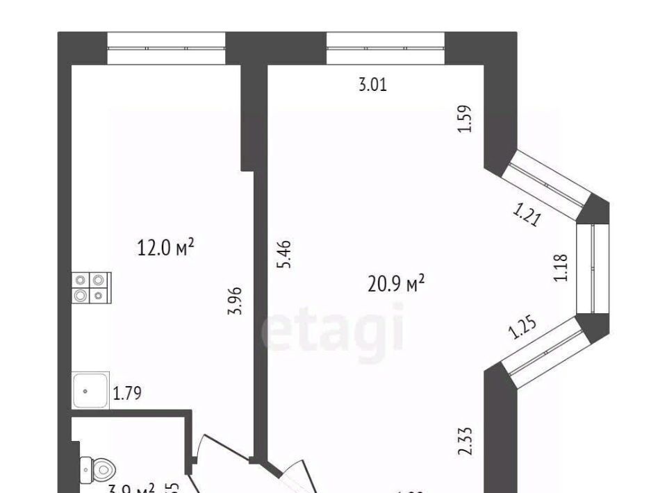 квартира г Краснодар р-н Центральный ул Красная 176/1 фото 26