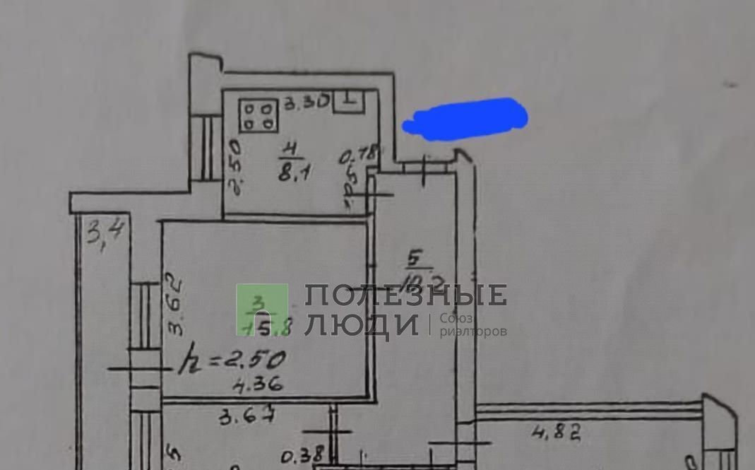 квартира г Тверь р-н Заволжский ул Хрустальная 36к/1 фото 2