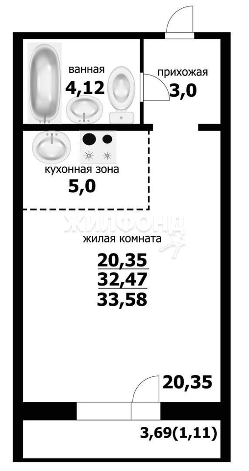 квартира г Новосибирск р-н Октябрьский ул Плющихинская 1 Золотая нива фото 2