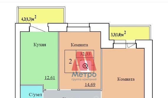 квартира г Ярославль р-н Ленинский ул Белинского 17а фото 5