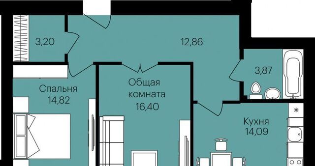 квартира р-н Октябрьский дом 4 фото