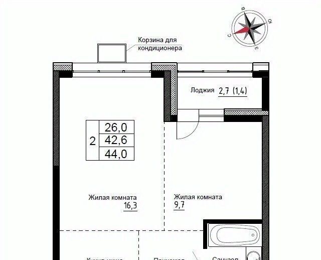 квартира р-н Надеждинский п Новый ул Ленина 6с/1 фото 1