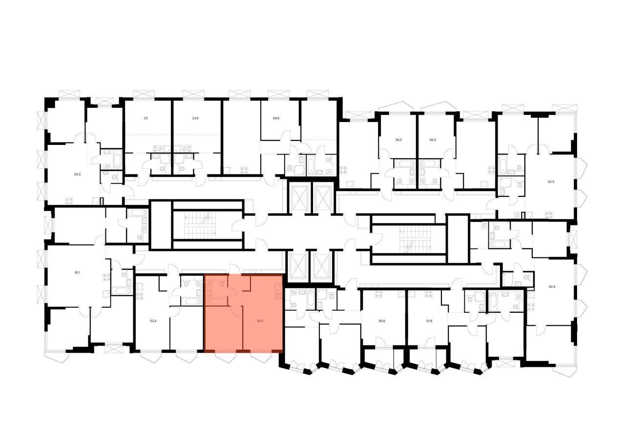 квартира г Москва метро Озерная ул Никулинская з/у 33 А/Б, корп. 4. 5 фото 2