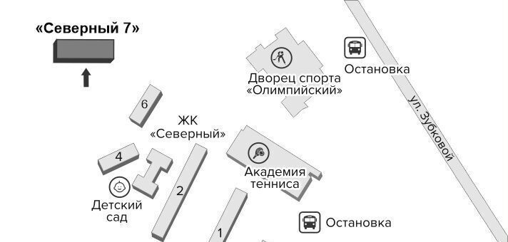 квартира г Рязань р-н Октябрьский ул Зубковой 7 ЖК «Северный» фото 15