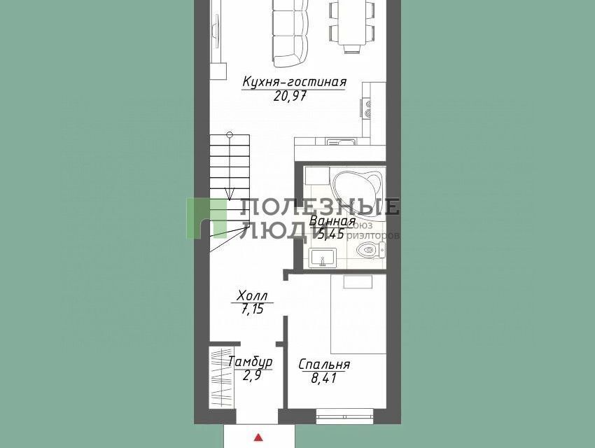 дом р-н Пестречинский д Куюки Республика Татарстан Татарстан, 17-й квартал фото 3