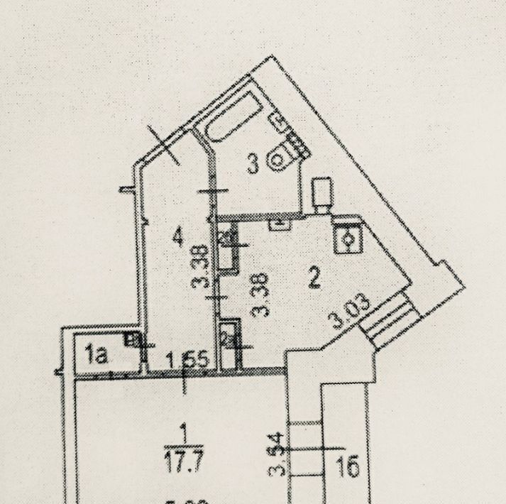 квартира г Москва метро Электрозаводская Бауманка ул Госпитальный Вал 5к/18 фото 16