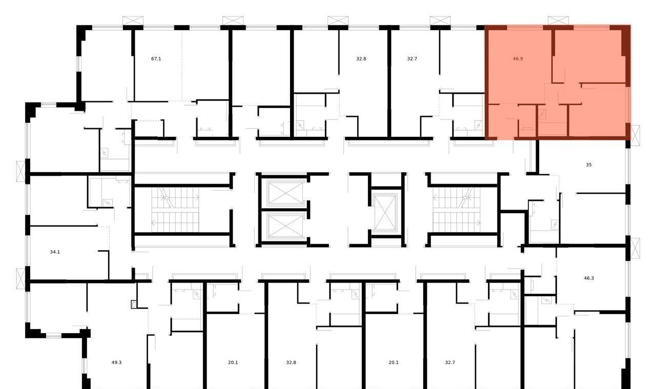 квартира г Москва метро Верхние Лихоборы 3-й Нижнелихоборский проезд, корп. 3. 6 фото 2