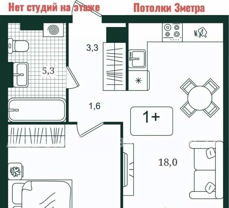 квартира г Тюмень р-н Калининский ул Николая Глебова 3 Калининский административный округ фото 2