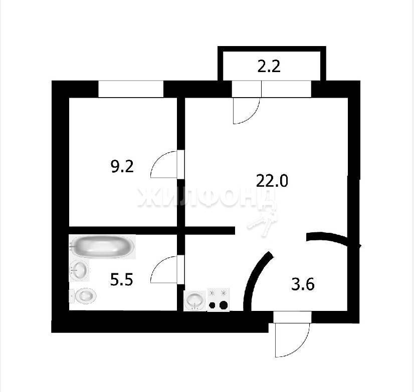 квартира рп Кольцово 32 фото 9