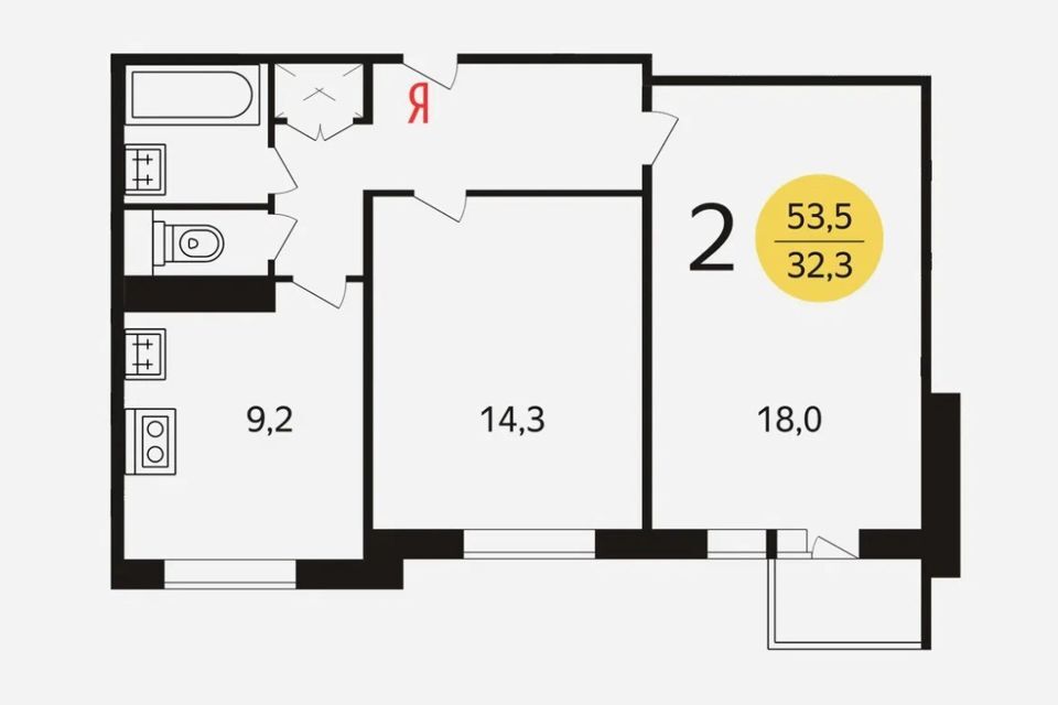 квартира г Москва пр-кт Ленинский 129к/1 Юго-Западный административный округ фото 5