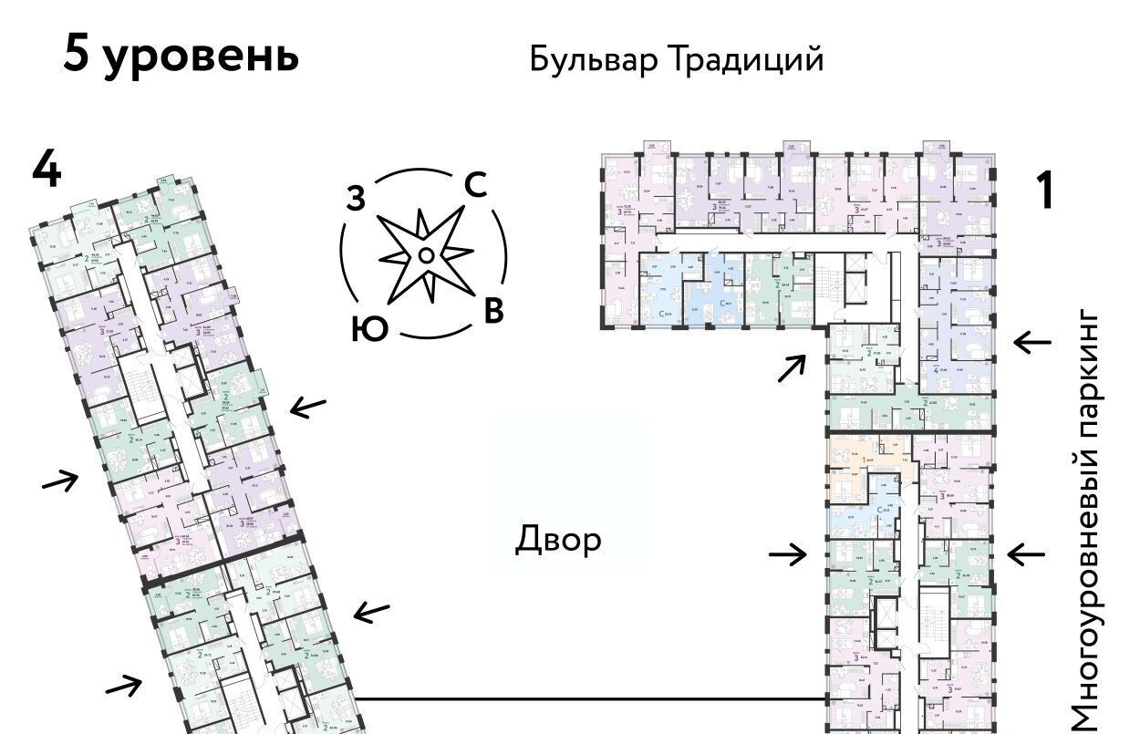 квартира г Тюмень р-н Калининский ЖК Домашний Калининский административный округ фото 2