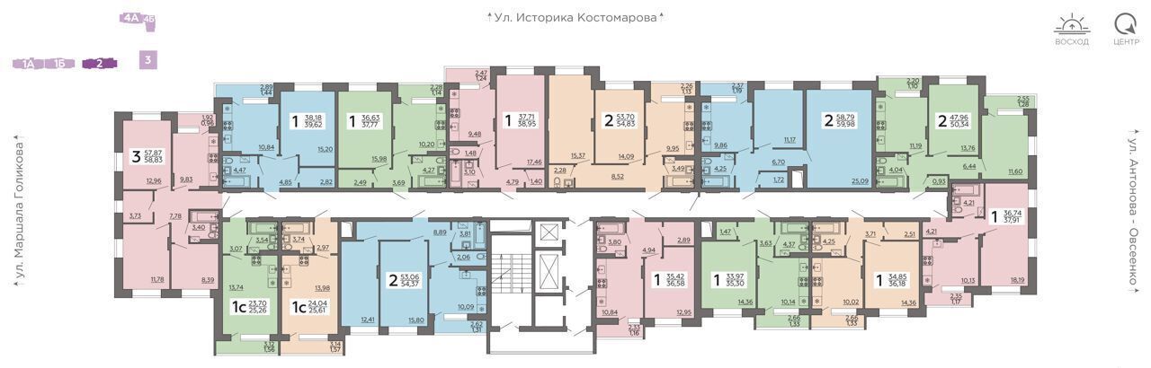 квартира г Воронеж р-н Коминтерновский ул Независимости 78 фото 2