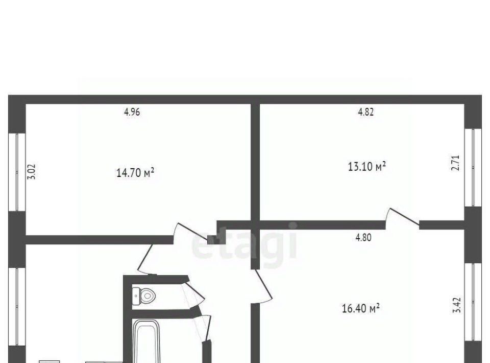 квартира г Сургут ул Декабристов 7 7-й фото 32