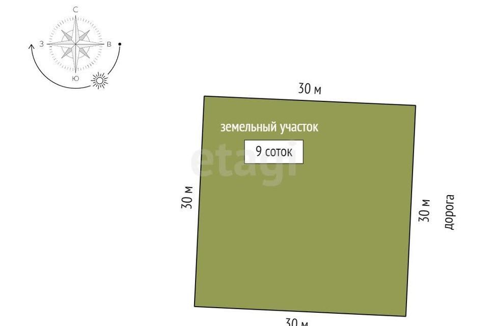 земля городской округ Тюмень, территория СОСН Изыскатель, Рябиновая улица фото 1