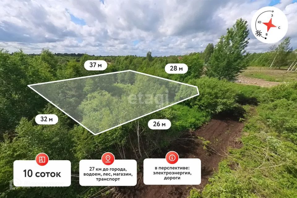 земля р-н Нижнетавдинский СТ Здоровье-3 фото 1