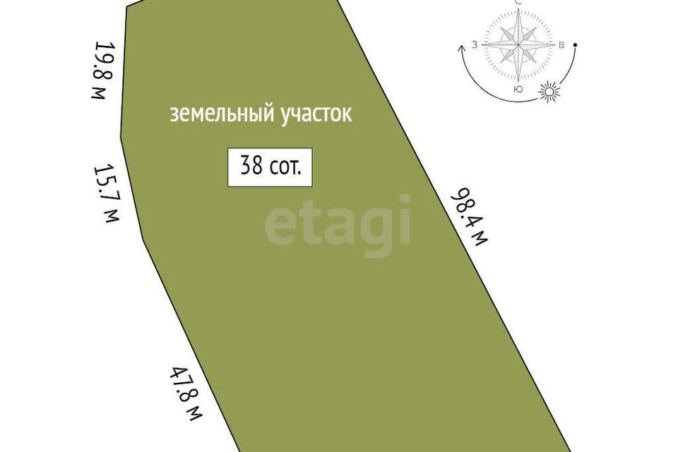 земля р-н Нижнетавдинский деревня Большой Хутор, улица Дружбы фото 7