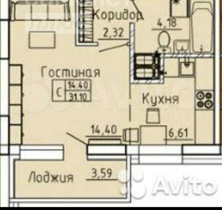 квартира г Липецк р-н Октябрьский ул Б.Хмельницкого 3 ЖК на Богдана Хмельницкого фото 28