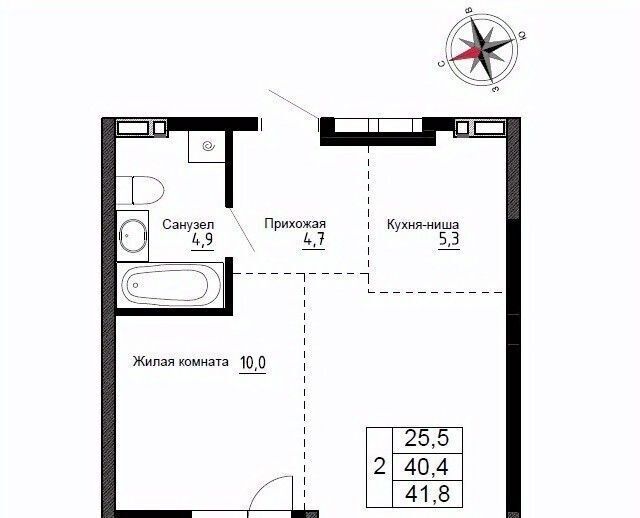 квартира р-н Надеждинский п Новый ул Ленина 6с/2 фото 1