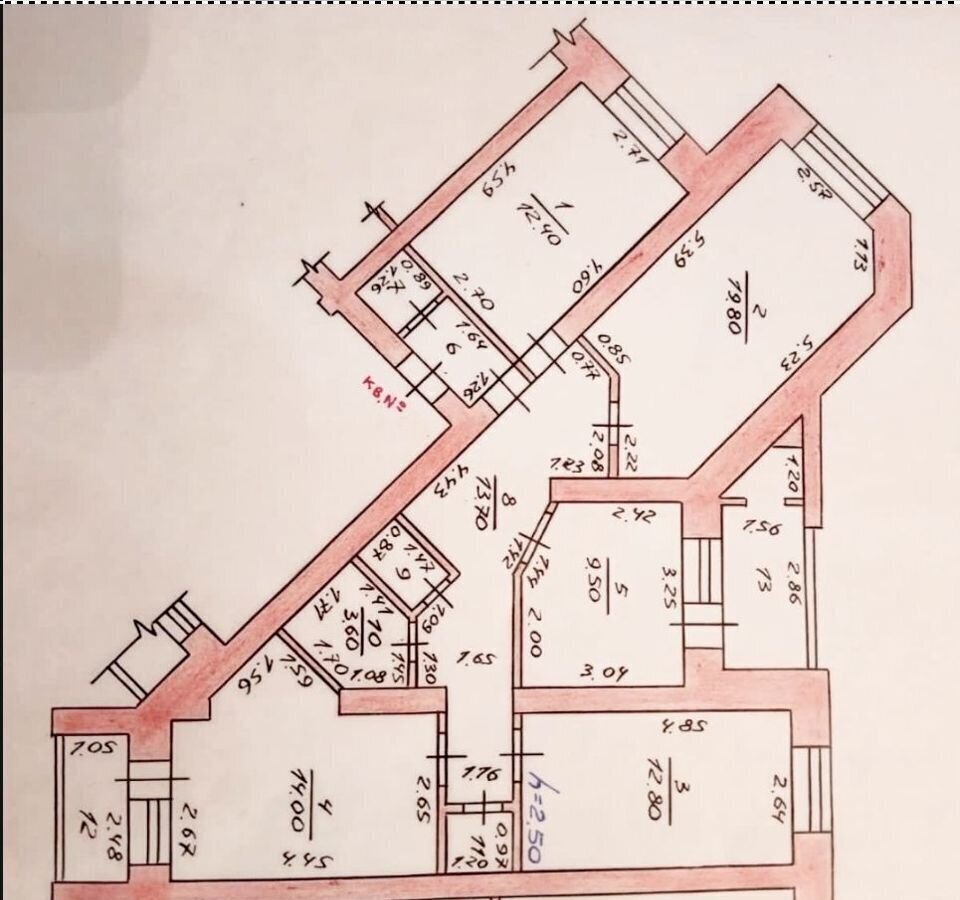 квартира г Чебоксары р-н Калининский ул Гагарина Ю. 27 фото 10