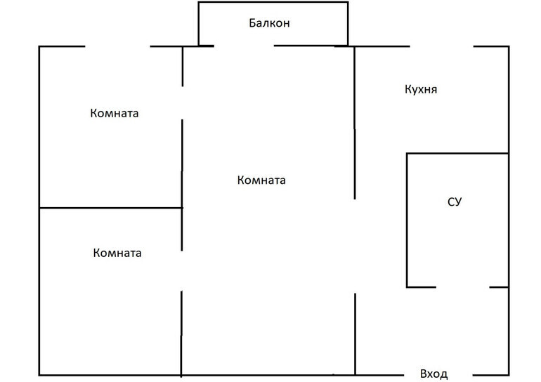 квартира г Брянск р-н Володарский ул Димитрова 65 фото 20