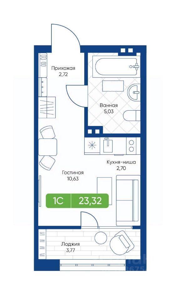 квартира г Новосибирск р-н Дзержинский туп Красина 1/9 фото 1