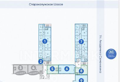 торговое помещение г Москва метро Беляево ш Старокалужское 62 фото 2