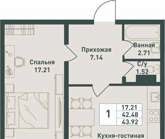 квартира р-н Всеволожский п им Свердлова мкр 1-й Рыбацкое фото 1