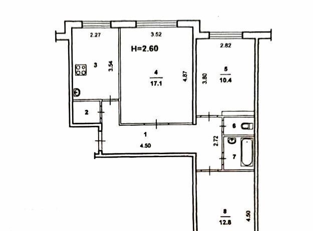 квартира г Волжский ул Мира 47 фото 12