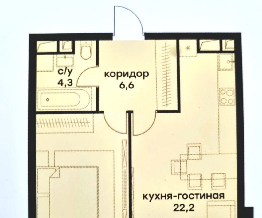 квартира г Москва метро Аминьевская ул Василия Ланового 3 фото 21