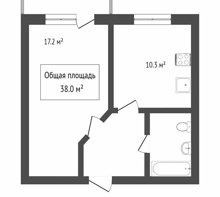 квартира г Томск р-н Советский ул Никитина 56 фото 6