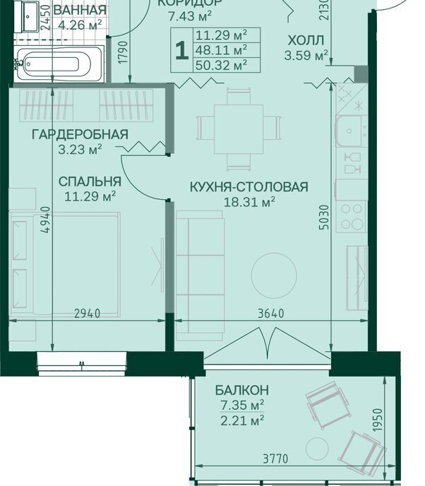 квартира г Санкт-Петербург метро Новочеркасская ул Магнитогорская 5к/3 ЖК Magnifika Residence округ Большая Охта фото 1