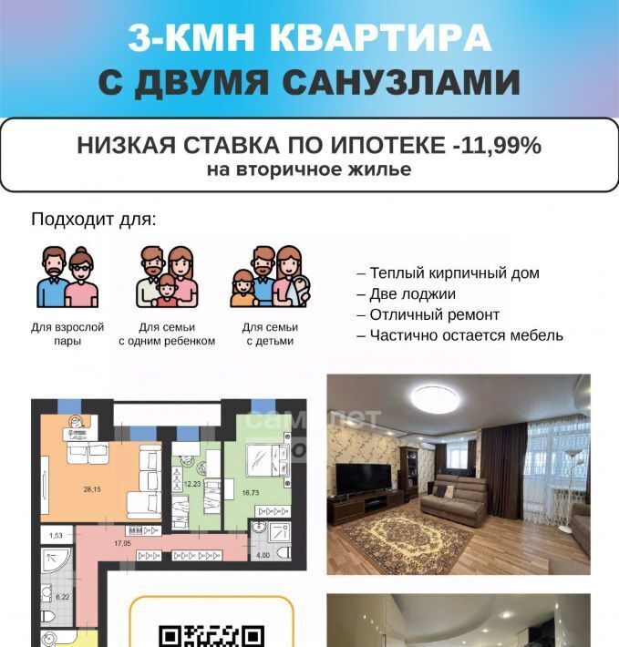 квартира г Димитровград ул Свирская 23а фото 2