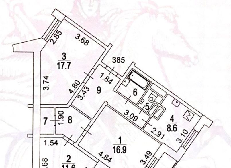 квартира г Москва ул Новаторов 4к/5 Новаторская фото 36