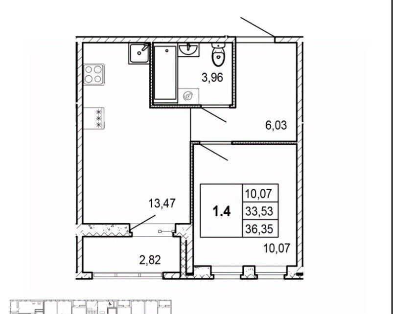 квартира р-н Всеволожский г Мурино ул Шоссе в Лаврики 51 Девяткино фото 1