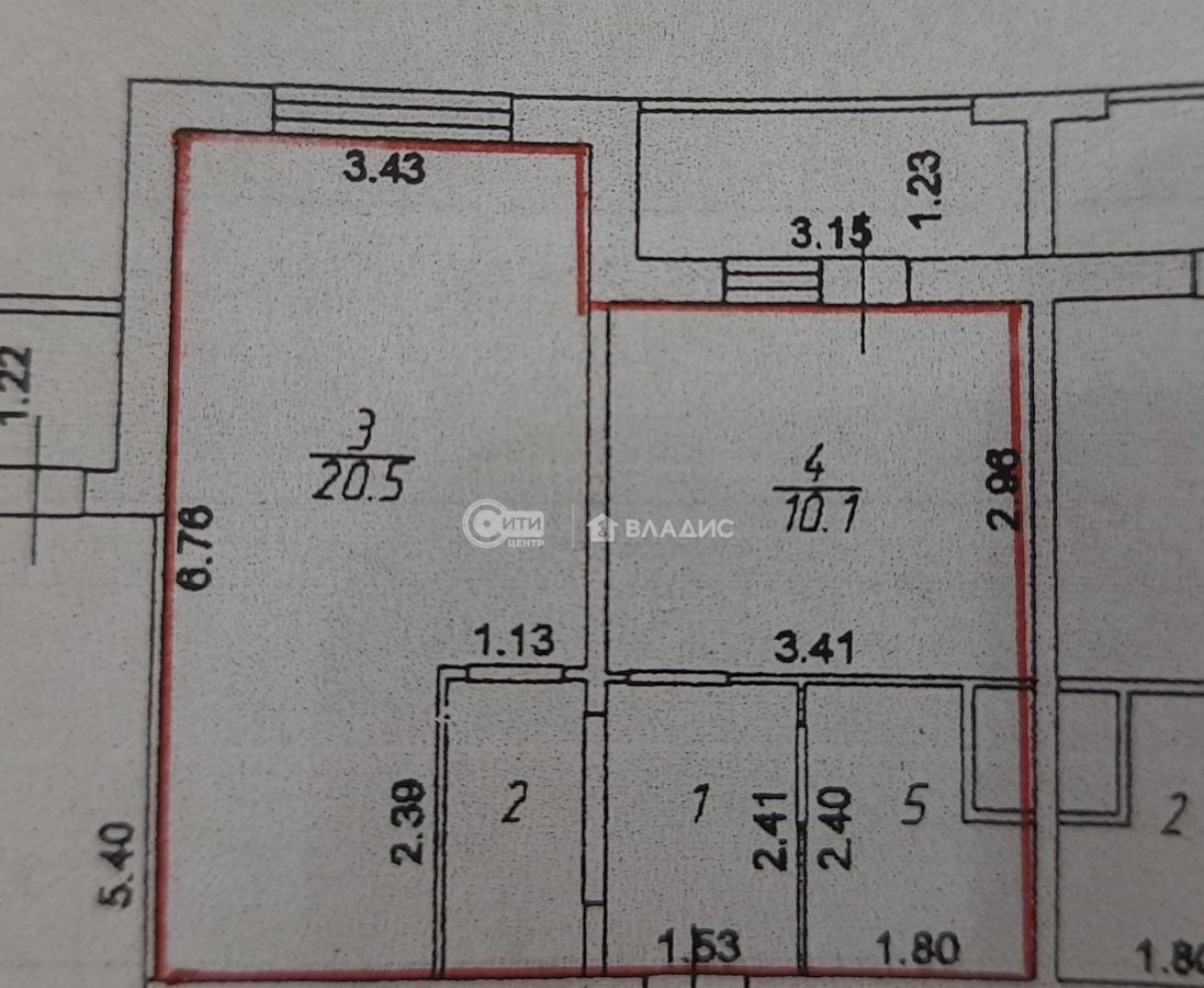 квартира г Воронеж р-н Коминтерновский ул 45 стрелковой дивизии 275/2 фото 3