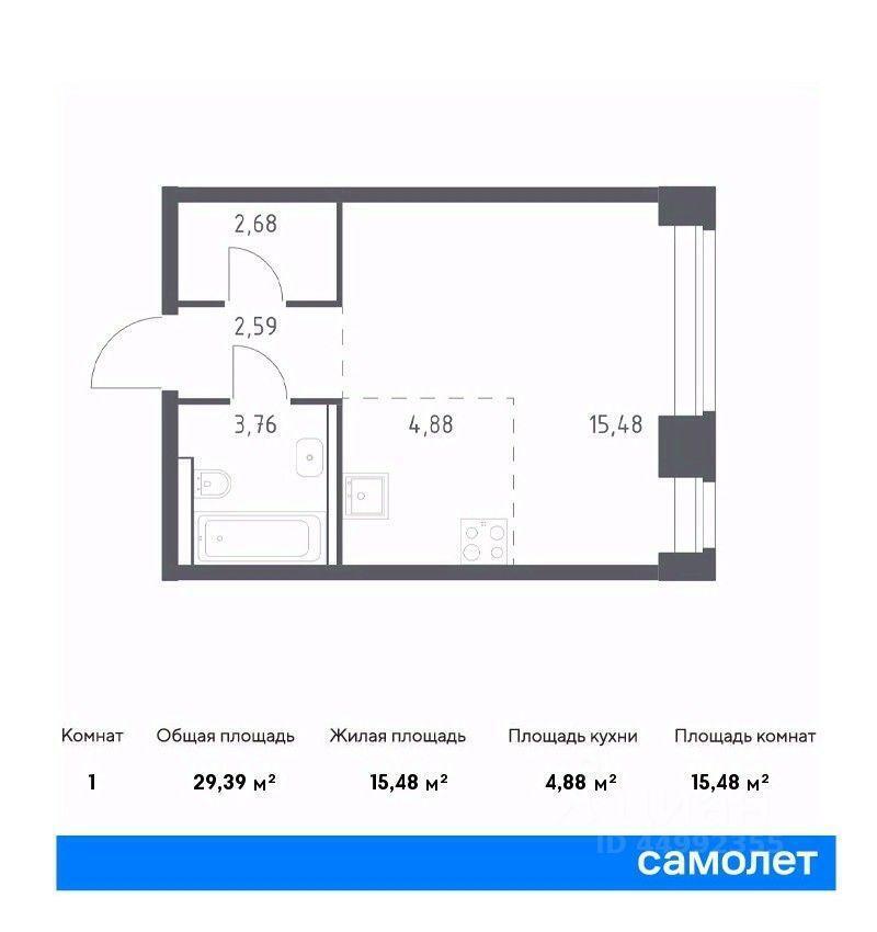 квартира г Москва метро Раменки ЗАО ул Московская 5 железная дорога, с 36, Московская область фото 1