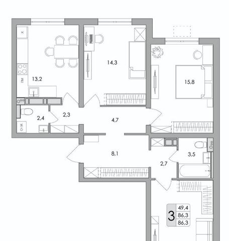 р-н Центральный ул Шишкова 140б/16 фото