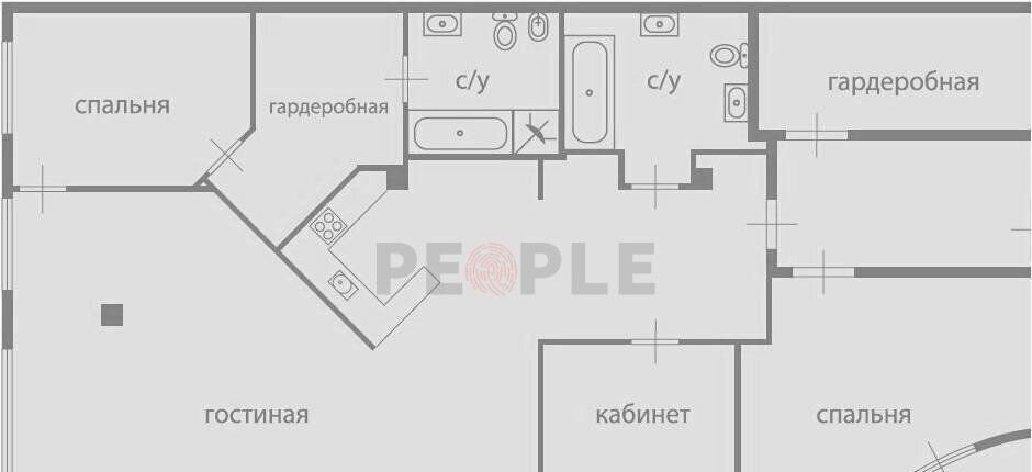 квартира г Москва метро Пушкинская пер Козихинский М. 3 ЖК «Мастер и Маргарита» муниципальный округ Пресненский фото 2