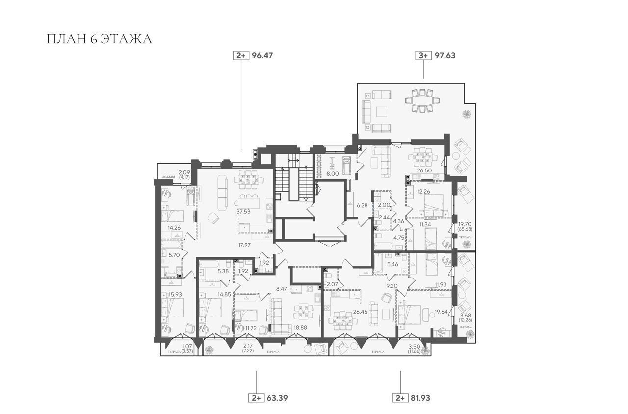 квартира г Казань Кремлёвская ул Большая 62 фото 37