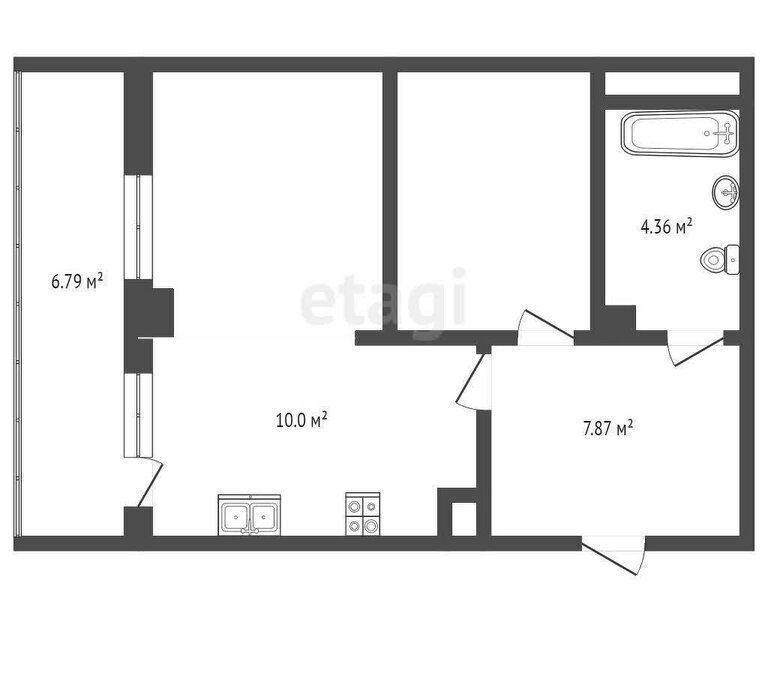 квартира г Якутск ул Дзержинского 16/4 фото 7