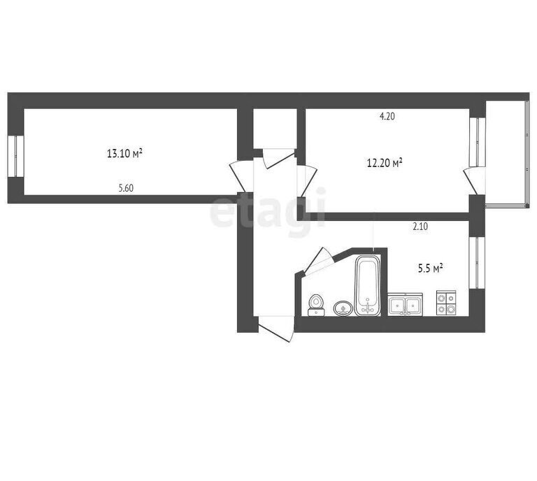 квартира г Азов ул Макаровского 33 фото 16