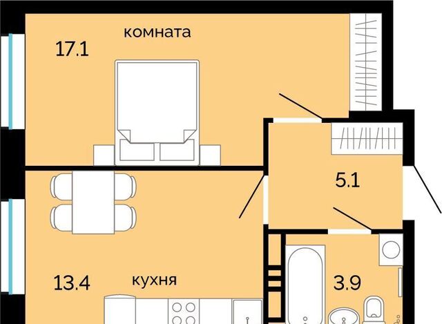 р-н Свердловский ЖК «Красное яблоко» 1 очередь фото